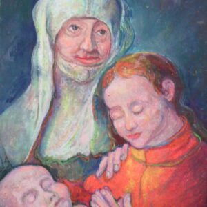 Дева Мария с младенеца и св. Ана