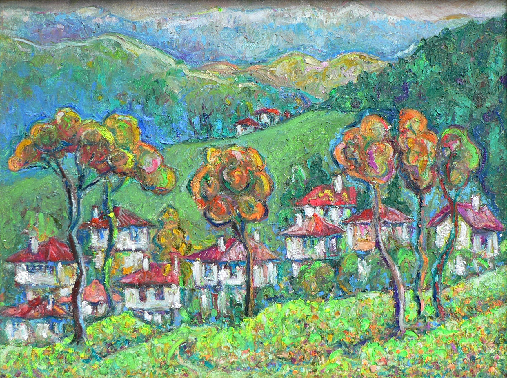 Пейзаж село Ямна