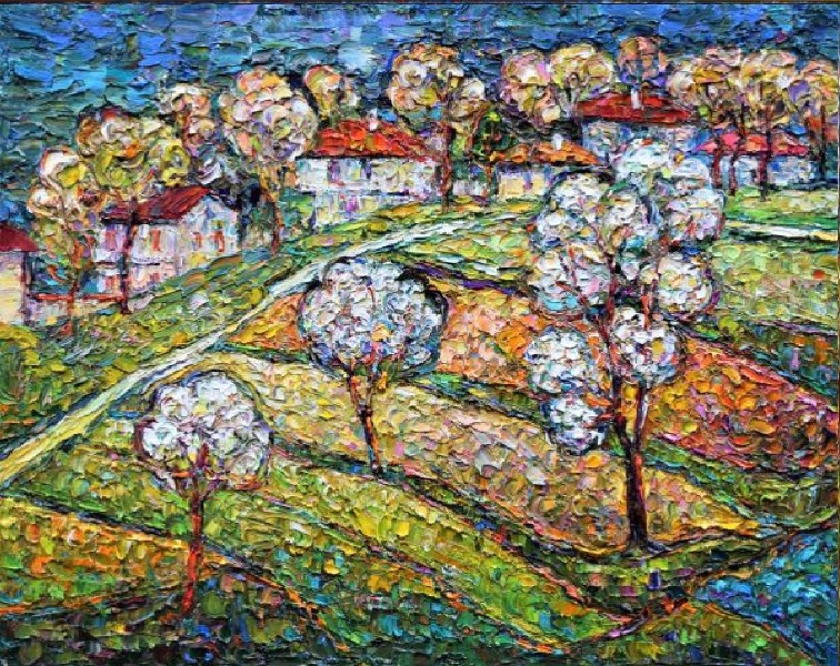 Пролетен пейзаж - категория картини пейзажи